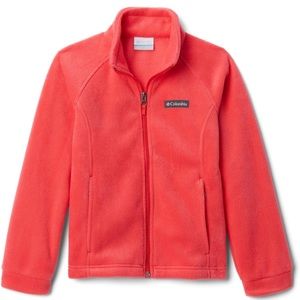 Columbia Fleece | Girls size XL 18/20 | Red Hibiscus